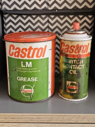 Vintage castrol grease tin - vintage,