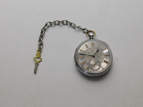 Vintage sterling silver pocket - silver,