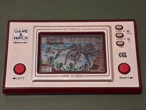 Nintendo game watch octopus - nintendo, &