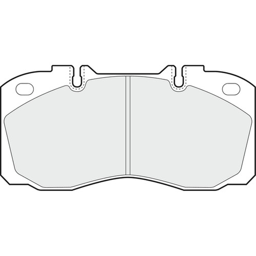 Brake pads set - brake, iveco