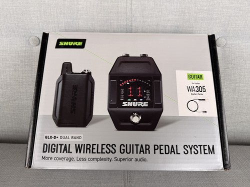 Shure glxd16 guitar pedal - shure, glxd16+