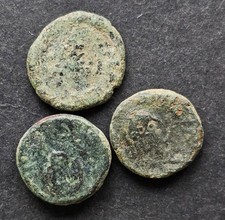 Byzantine  bronze coins. Lot of 3 coins