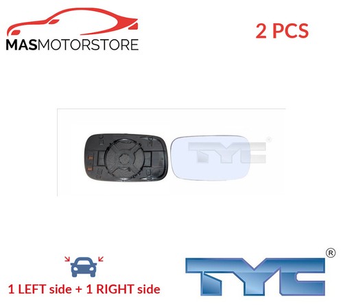 Rear view mirror glass pair - glass,
