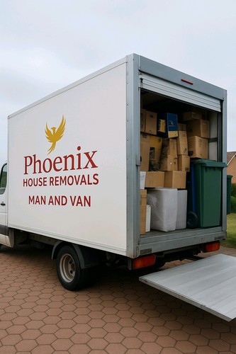 Man and van hire - van, house