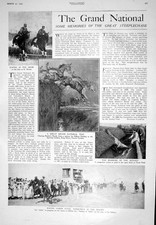 Old 1925 grand national horse - old,