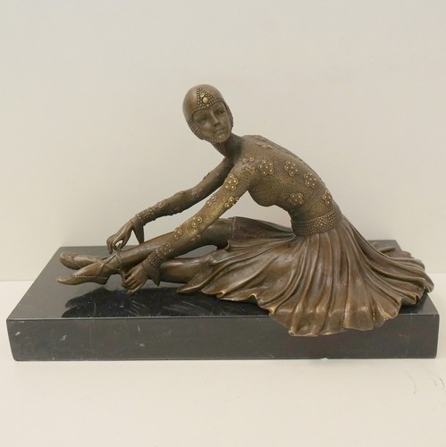 Statue dancer art deco style - dancer,