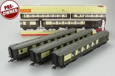 OO Gauge Hornby R4169 3x Bournemouth Belle Pullman Coaches With Lights