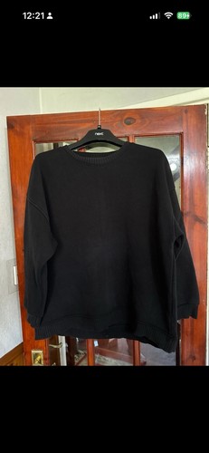 Men zara black jumper size - men’s,