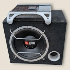 JBL GTO75.2 2-Channel Car Amplifier + JBL 1000W Subwoofer Enclosure Bass Box
