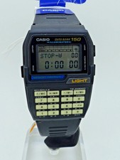 Casio Data Bank DBC-150B-1QD Calculator Vintage Digital Watch NOS