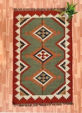 Traditional Kilim Wool Jute