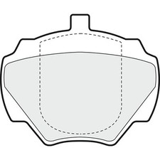Brake pads set - for, land