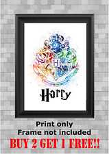 Personalised Harry Potter Children's Bedroom Wall Art Poster Print Gift A5 A4 A3