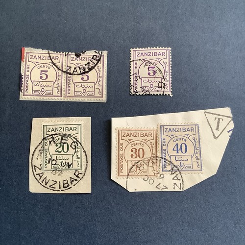 Zanzibar postage due - zanzibar, d25