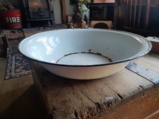 Large enamel wash - enamel, 38cm
