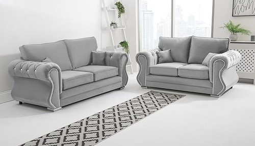 Velvet sofa suite - velvet,