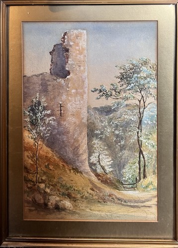 1868 brittany chateau - brittany, de