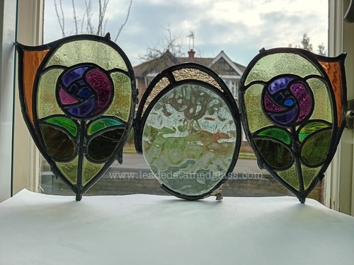 Floral leaded stained - 3,