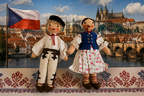 Delightful pair hand - , made
