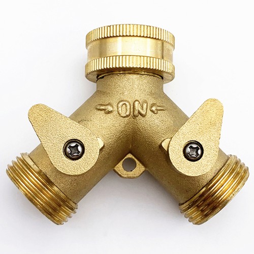 Brass hose pipe - valve, splitter