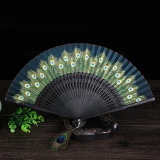 Peacock Fan Fine Women's Silk