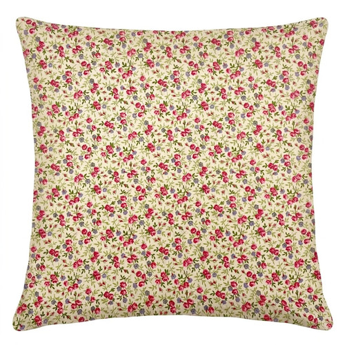 Cushion cover pink floral - cushion,