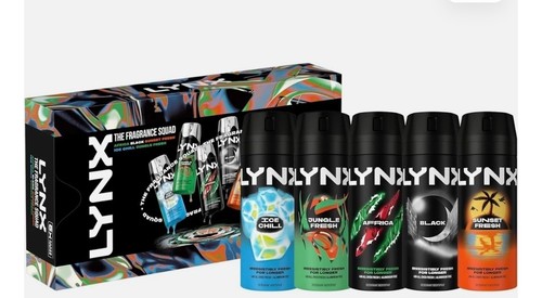 Lynx fragrance squad - squad, 5pc