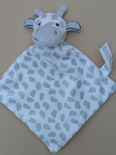 Tesco F&F Baby Giraffe comforter soft toy lovie cuddle blankie blanket soother
