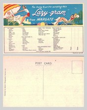 Vintage Postcard - Lazy-gram