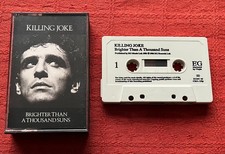 KILLING JOKE - CHROME CASSETTE TAPE - BRIGHTER THAN A THOUSAND SUNS