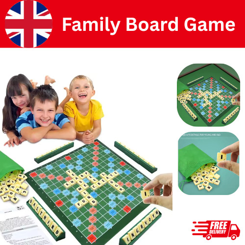 Scrabble board game family - board,
