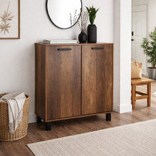 2 Door Rustic Oak Sideboard