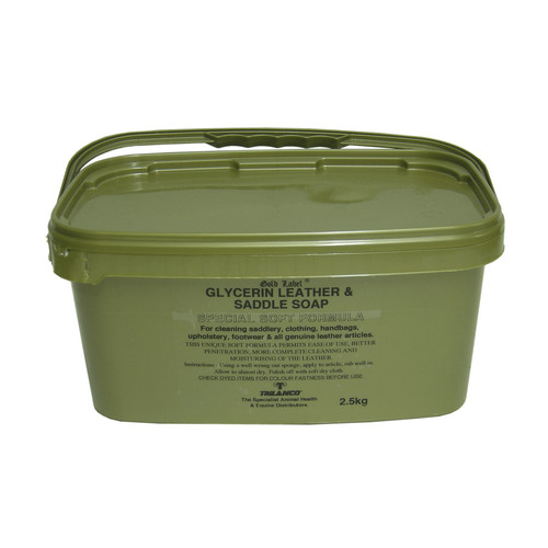 Gold label glycerin leather - label,