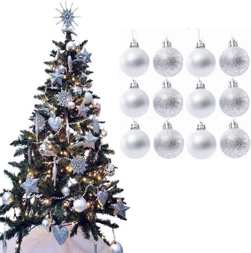 12x christmas baubles tree - christmas,