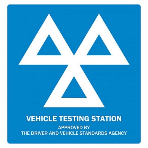 Mot sign testing station - mot,