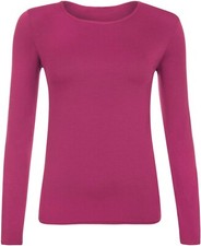 Womens Long Sleeve Plain T