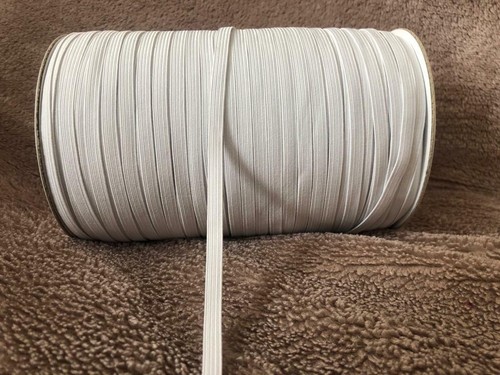 6mm white elastic - 8, cord