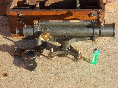 Vintage antique theodolite - antique, in