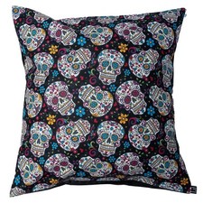 Sugar Candy Skull Cushion
