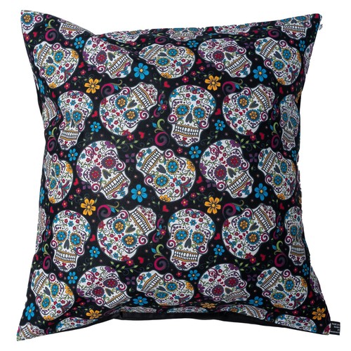 Sugar candy skull cushion - candy,