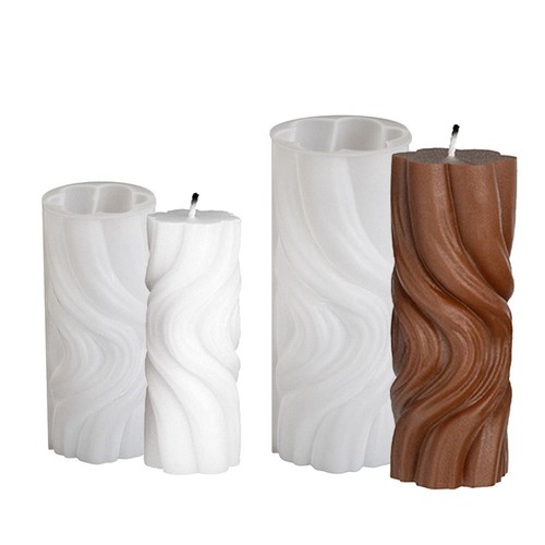 Silicone cylinder candle mold - cylinder,