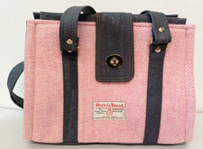 Harris Tweed Tote Bag Pink Mix