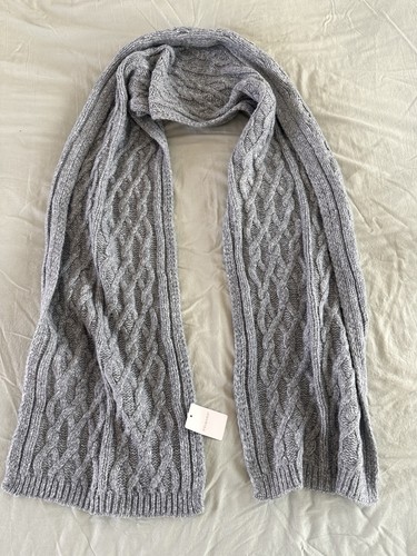 Primark grey cable - primark, scarf