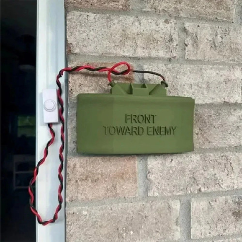 Fake claymore mine - claymore, doorbell