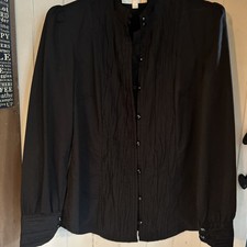 Ronit Zilkha Ladies Blouse in Black Size 14