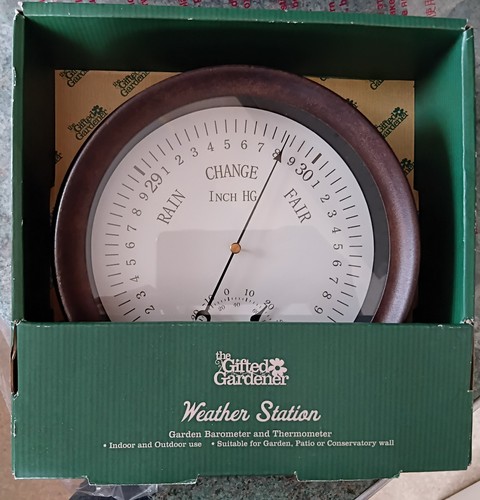 Barometer and thermometer - thermometer, for