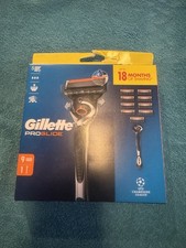 Gillette ProGlide Razor for Men 1 Gillette Razor 9 Blade Refills - ( Genuine)