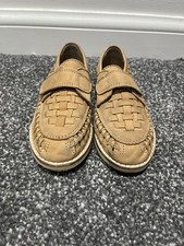 Boys Next Tan Weave Loafers
