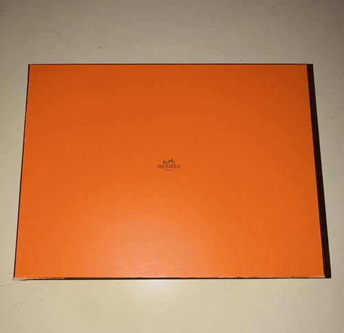 Hermès orange rectangle - orange, gift