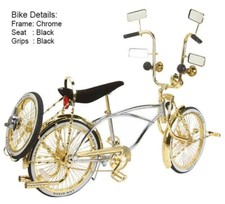 CUSTOM ALL GOLD 20" LOWRIDER BIKE.